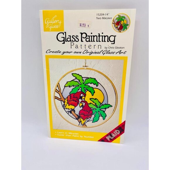 Vintage Gallery Glass Painting Patterns Lot Of 9 By Lanna Siddens & Karen Mason - Picture 7 of 10